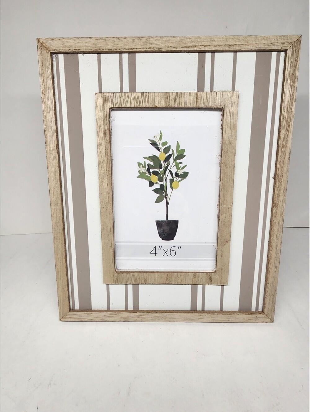 4x6 primitive rustic barn picture frame beach drift wood Wall Hanging